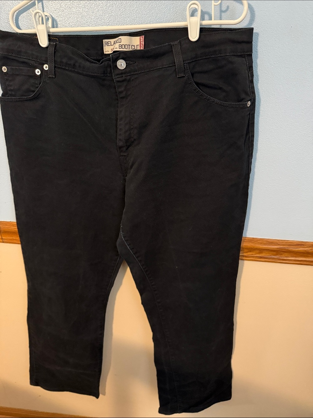 Levi's Black Relaxed Bootcut Women’s 550 Jeans Size 18 Med NWOT